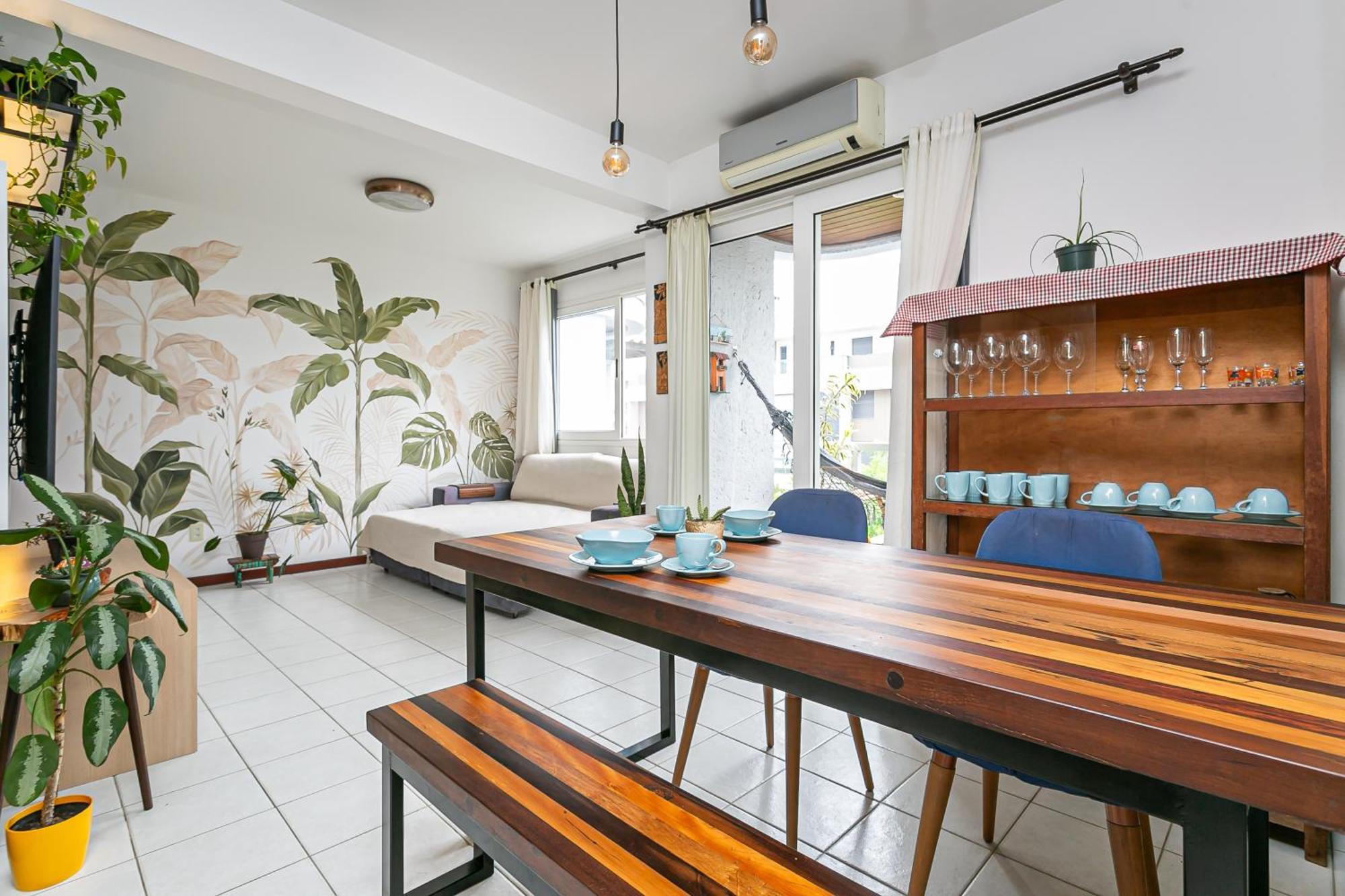 Apartamento TOP no Novo Campeche, completo, luminoso, a 50 m da praia Florianopolis Exterior foto